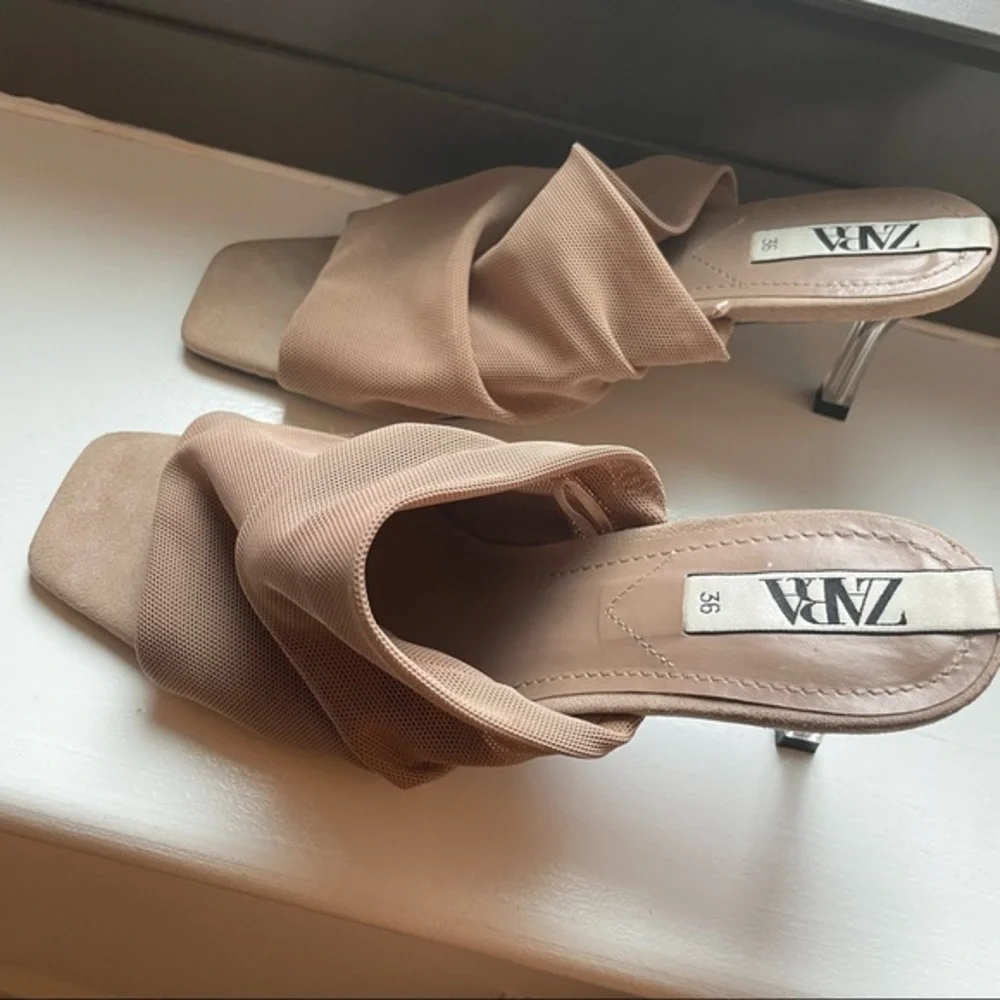 Zara Mesh Mules Size 36 - Picture 8 of 9